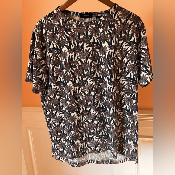 Theory palms t shirt size medium - Picture 1 of 3